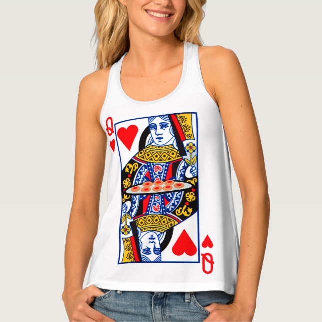 Queen of hearts tank top (Front)