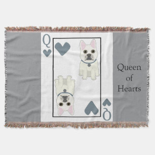 Queen of Hearts Throw Blanket