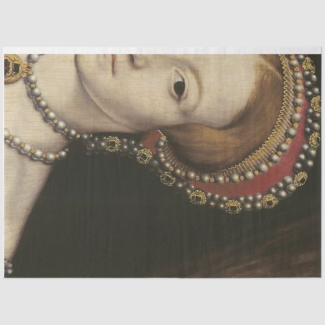 Queen of Hearts Tissue Paper (Front)