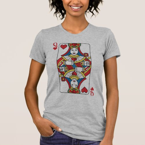 Queen of Hearts Womens Fitted Tee