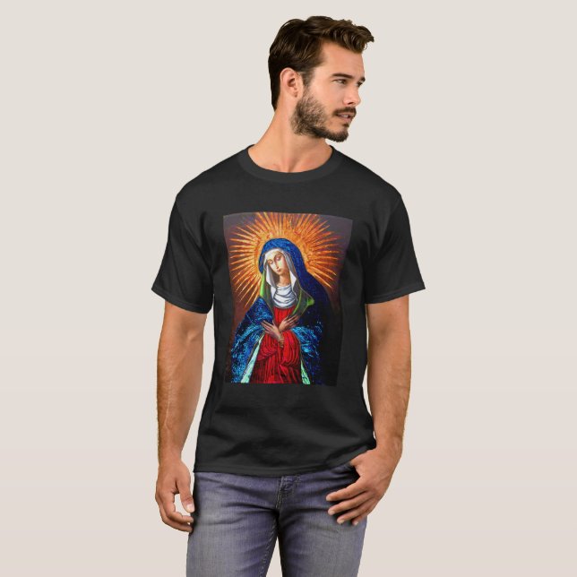 Queen of Heaven Original Painting restored Poster T-Shirt (Front Full)