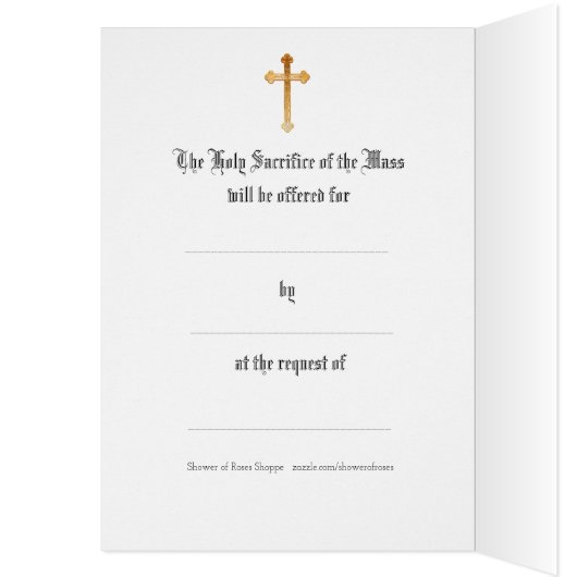 Queen of Heaven Virgin Mary Jesus Mass Offering (Inside (Left))