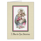 Queen of Heaven Virgin Mary Jesus Mass Offering (Front)