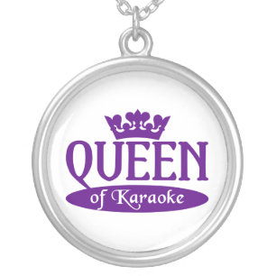 Queen of Karaoke necklace