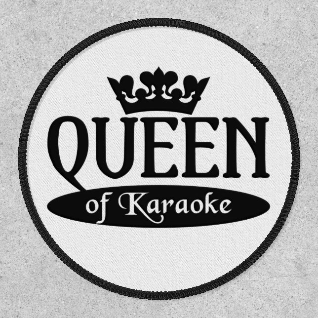 Queen of Karaoke Patch (Front)