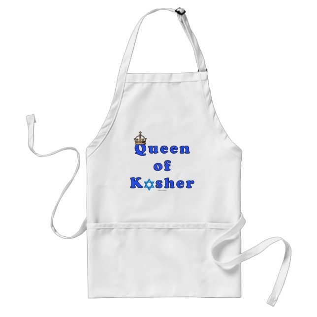 Queen of Kosher Adult Apron (Front)