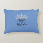 Queen of Mothers, Text Throw Pillow Tribute