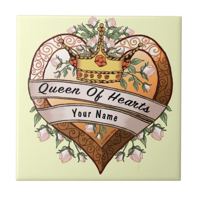 Queen of My Heart gift box Ceramic Tile (Front)