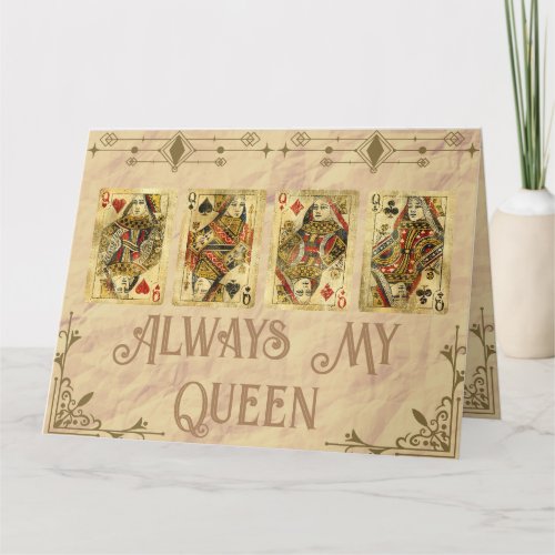 Queen of my Heart Mothers Day Card