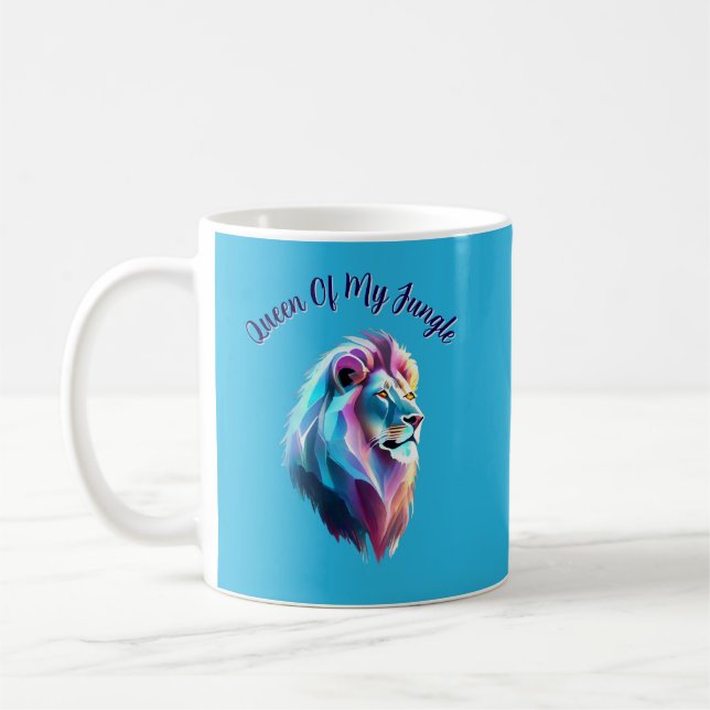 "Queen Of My Own Jungle"  Coffee Mug (Left)
