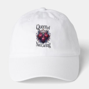 Queen of Not Caring T-Shirt Thorned Crown Hat