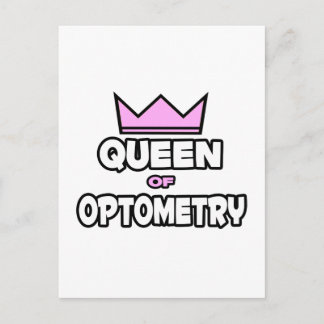 Queen of Optometry Postcard