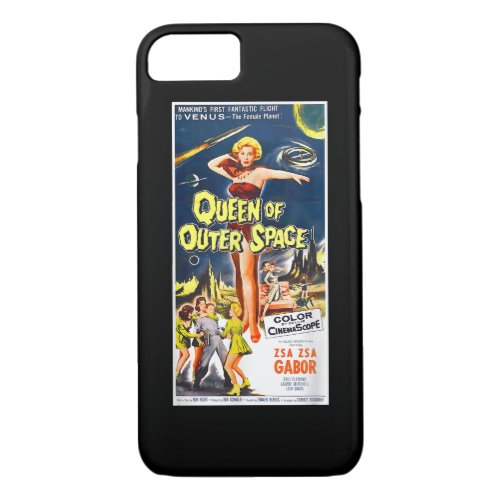 Queen of Outer Space Science Fiction Halloween Sci iPhone 87 Case