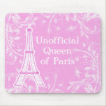 Queen Of Paris Mousepads at Zazzle