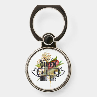 Queen Of Road Trips Phone Ring Stand