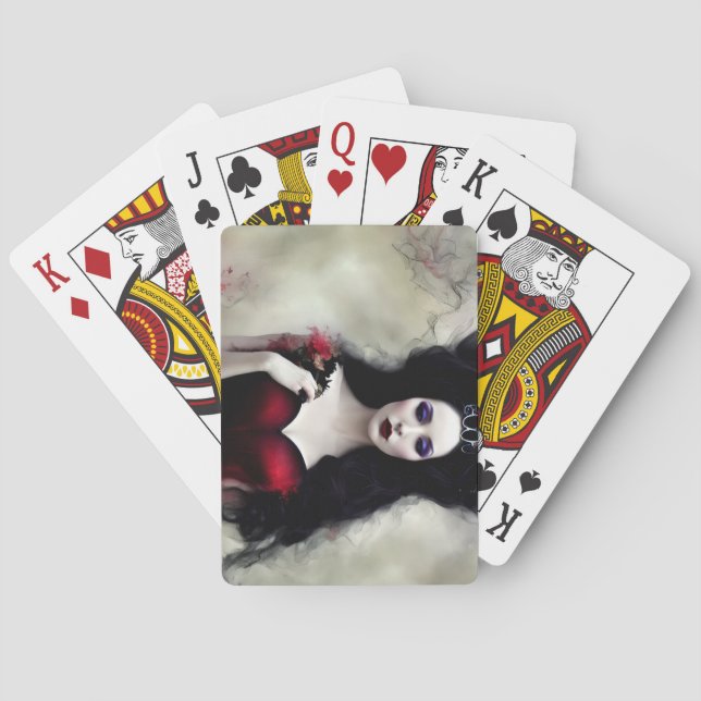 Queen of Roses Poker Cards (Back)