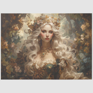 Queen of roses tissue paper