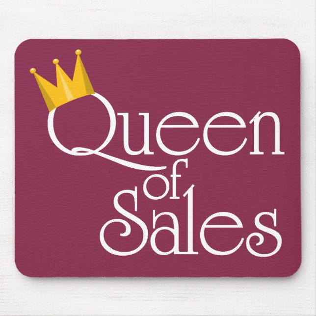 Queen of Sales Mouse Pad (Front)