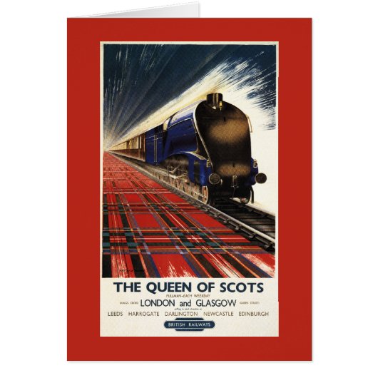 Queen of Scots Pullman Train Cards (Front)