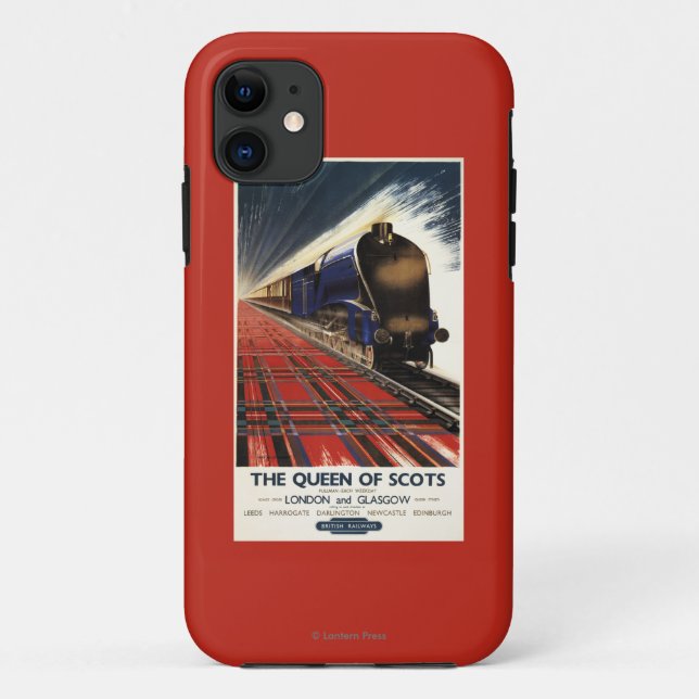 Queen of Scots Pullman Train Case-Mate iPhone Case (Back)