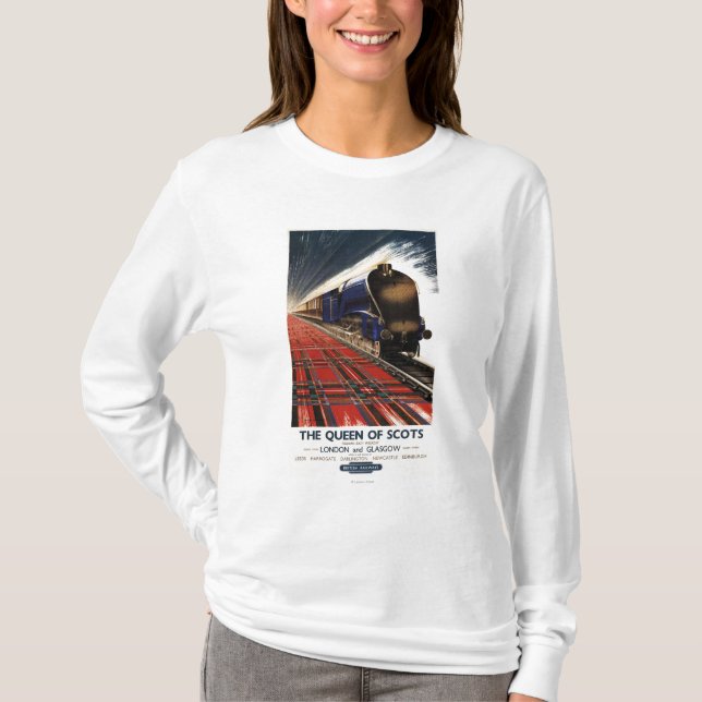 Queen of Scots Pullman Train T-Shirt (Front)