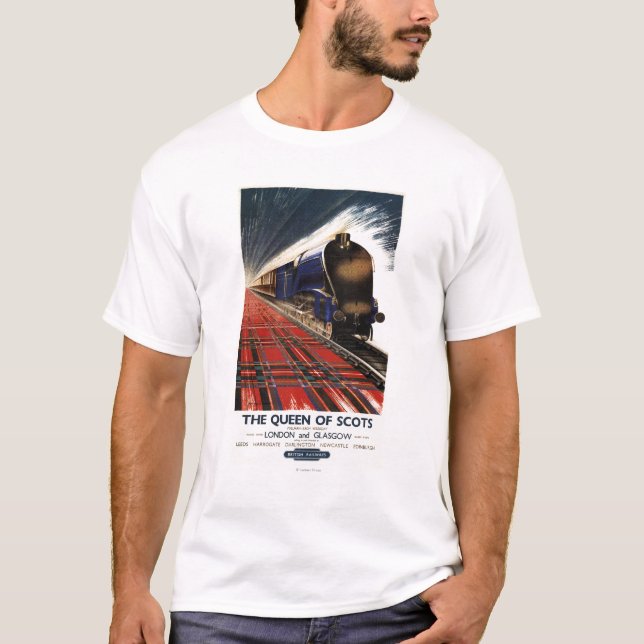 Queen of Scots Pullman Train T-Shirt (Front)