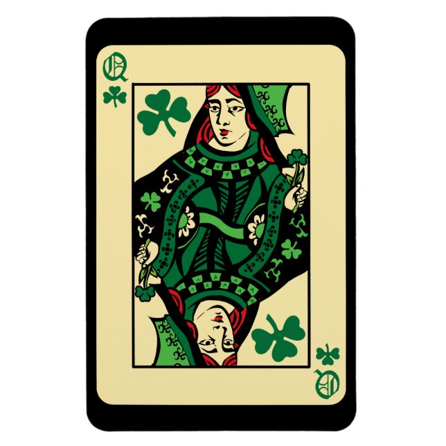 Queen Of Shamrocks Magnet (Vertical)