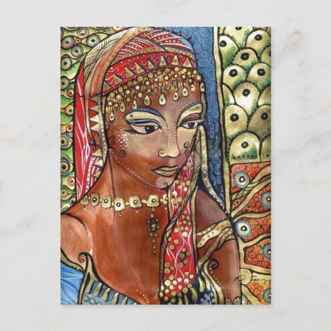 Queen of Sheba Postcard (Front)