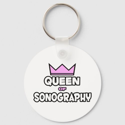 Queen of Sonography Keychain