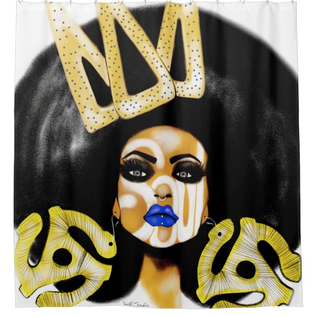 Queen Of Sou Shower Curtain (Front)