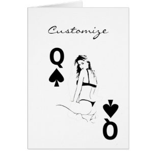 Queen of Spades bikini girl Thunder_Cove