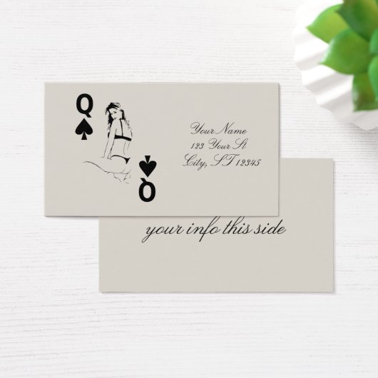 Queen of Spades bikini girl Thunder_Cove (Desk)