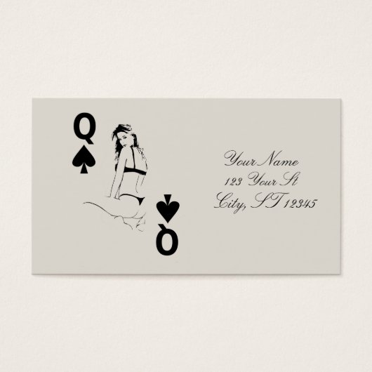 Queen of Spades bikini girl Thunder_Cove (Front)