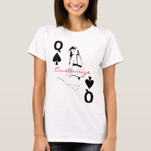 Queen of Spades Bikini Girl Thunder_Cove T-Shirt