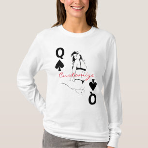 Queen of Spades Bikini Girl Thunder_Cove T-Shirt