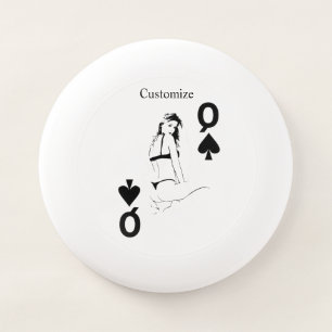 Queen of Spades Bikini Girl Thunder_Cove Wham-O Frisbee
