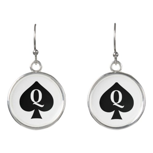 Queen of Spades Earrings