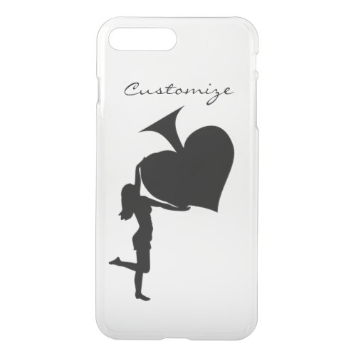 Queen of Spades Holding Black Ace Thunder_Cove   iPhone 8 Plus7 Plus Case