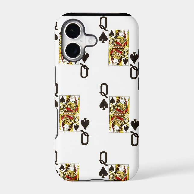 QUEEN OF SPADES IPHONE CASE (Back)