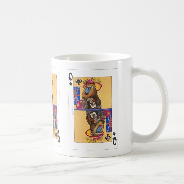 Queen of Spades: Lady Mandrill at the Races Coffee Mug (Right)