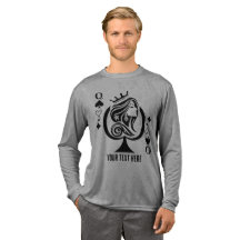 Queen of Spades playing card symbol with elegant