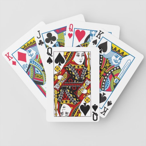 queen of spades.png bicycle playing cards | Zazzle