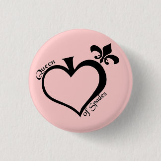 queen of spades sm button - Customized