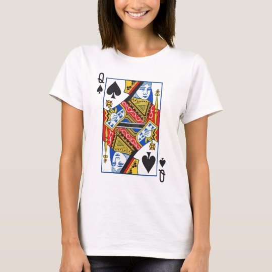 queen of spades T-Shirt | Zazzle.com