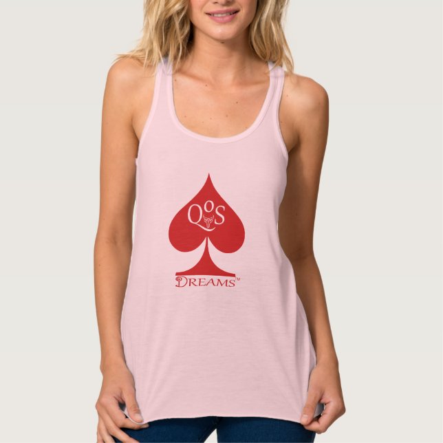 Queen of Spades Tank Top Pink Vixen QoS Dreams (Front)