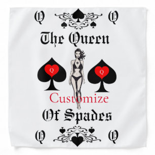 Queen of Spades Tarot Card Thunder_Cove Bandana