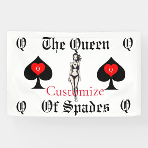Queen of Spades Tarot Card Thunder_Cove Banner