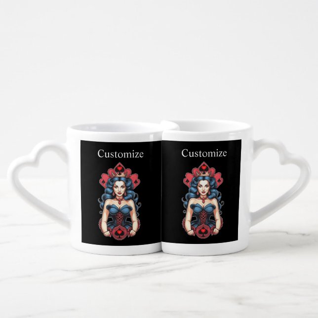 Queen of Spades Thunder_Cove Coffee Mug Set (Front Nesting)