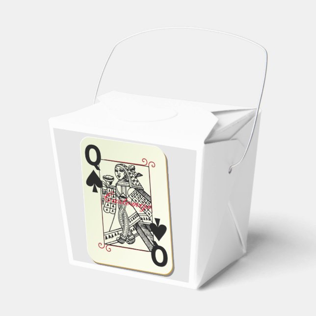 Queen of Spades Thunder_Cove Favor Boxes (Front Side)