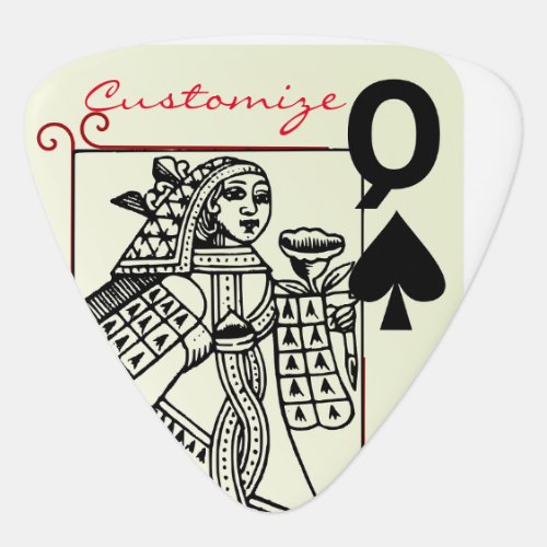 Queen of Spades Thunder_Cove Guitar Pick